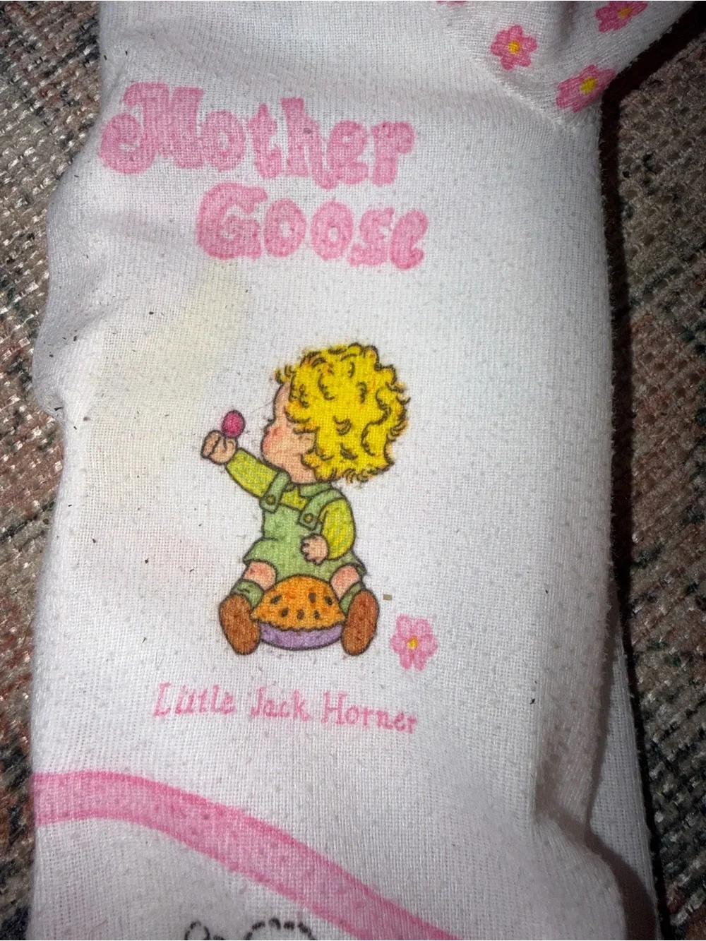 Vintage nursery rhymes size newborn baby
